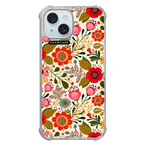 AKAM AMC-WTA15-FLOWERS4 Cover For Apple iPhone 15
