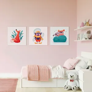 تابلو شاسی بیب استور طرح روباه مدل BA-012 مجموعه سه عددی