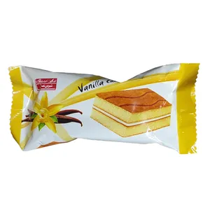کیک دو لایه با کرم وانیلی آلبینا شیرین عسل - 30 گرم بسته 36 عددی