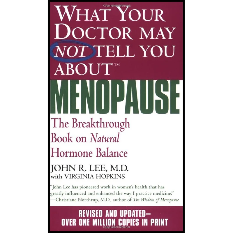 کتاب What Your Doctor May Not Tell You About Menopause اثر John R. Lee MD and Virginia Hopkins انتشارات Grand Central Publishing