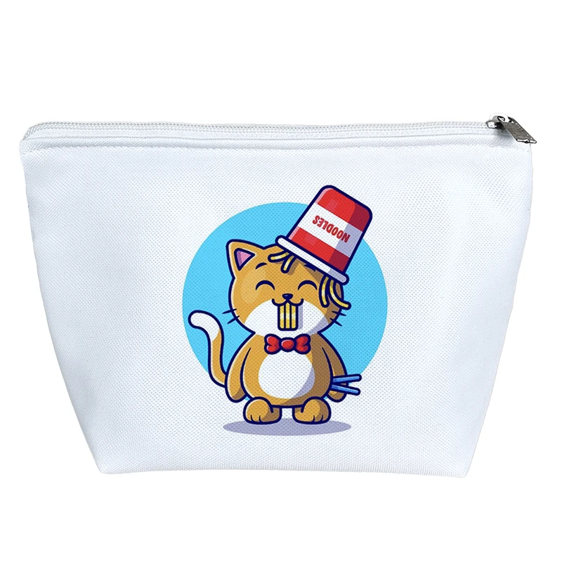 کیف لوازم آرایش دخترانه خندالو مدل گربه بامزه کد 2536