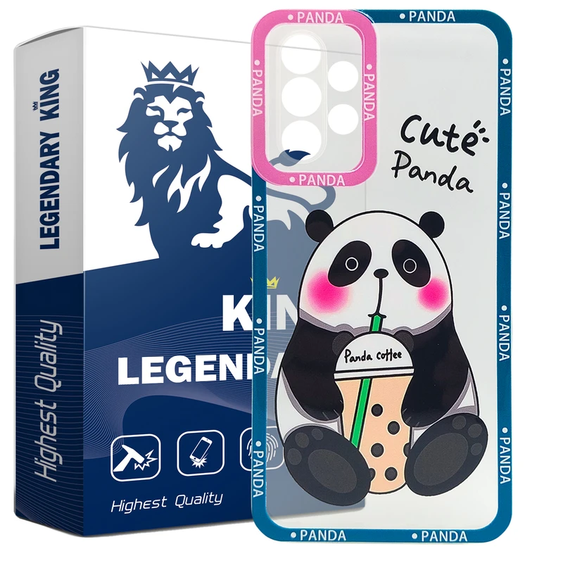 کاور لجندری کینگ مدل پاندا شکمو مناسب برای گوشی موبایل سامسونگ Galaxy A33 5G