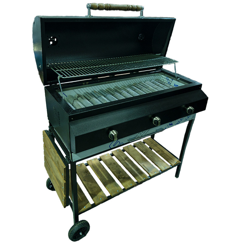 باربیکیو مدل گازی زغالی داخل استیل بدون جای فن1