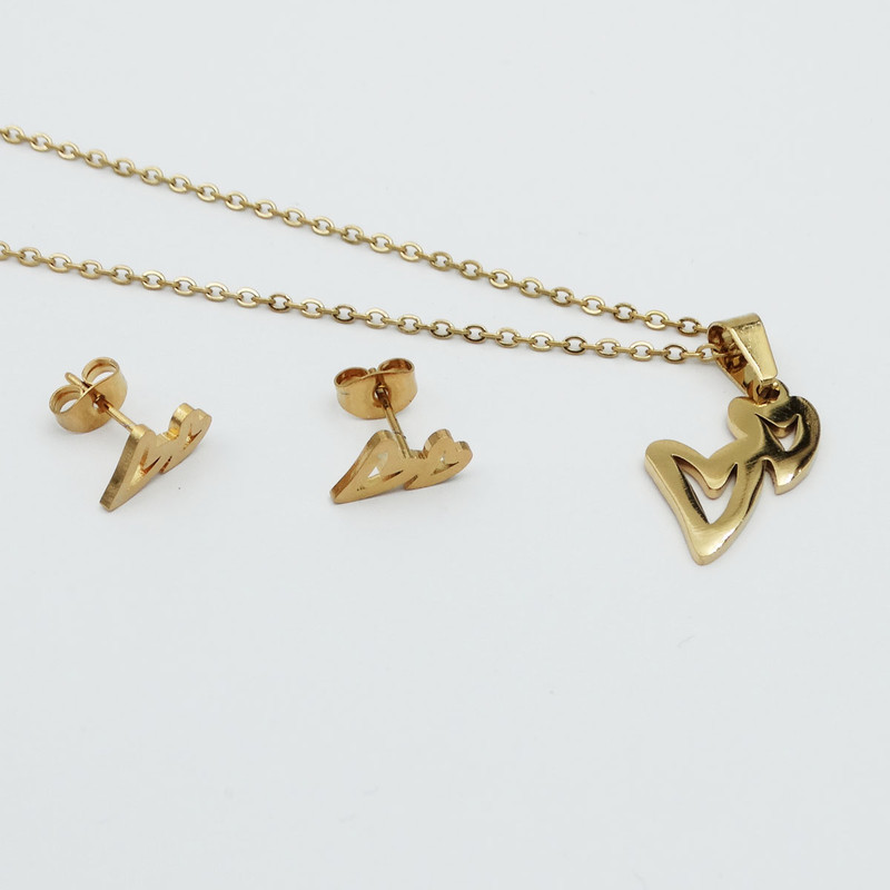 نیم ست دخترانه مدل قلب های زیبا کد SZ 11 نیم ست دخترانه مدل قلب های زیبا کد SZ 11