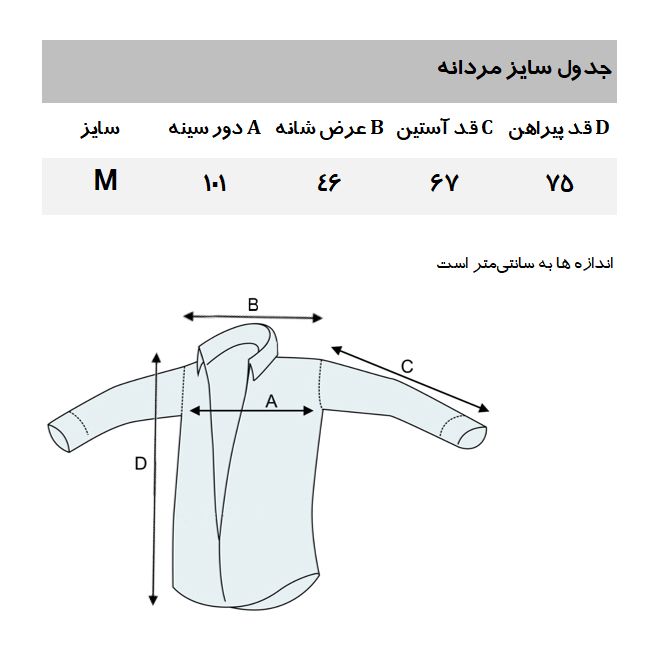 پیراهن آستین بلند مردانه اسپرینگ فیلد مدل BL6351 -  - 2