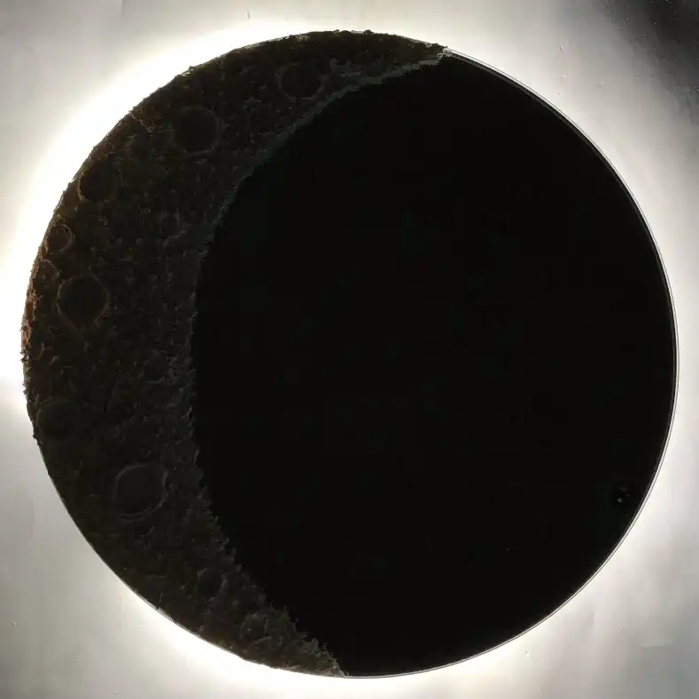 آینه بک لایت مدل ماه کد 1