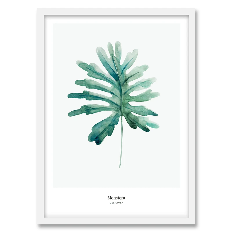 تابلو فورنیمو مدل برگ بوتانیکال مدرن و مینیمال کد 0873W