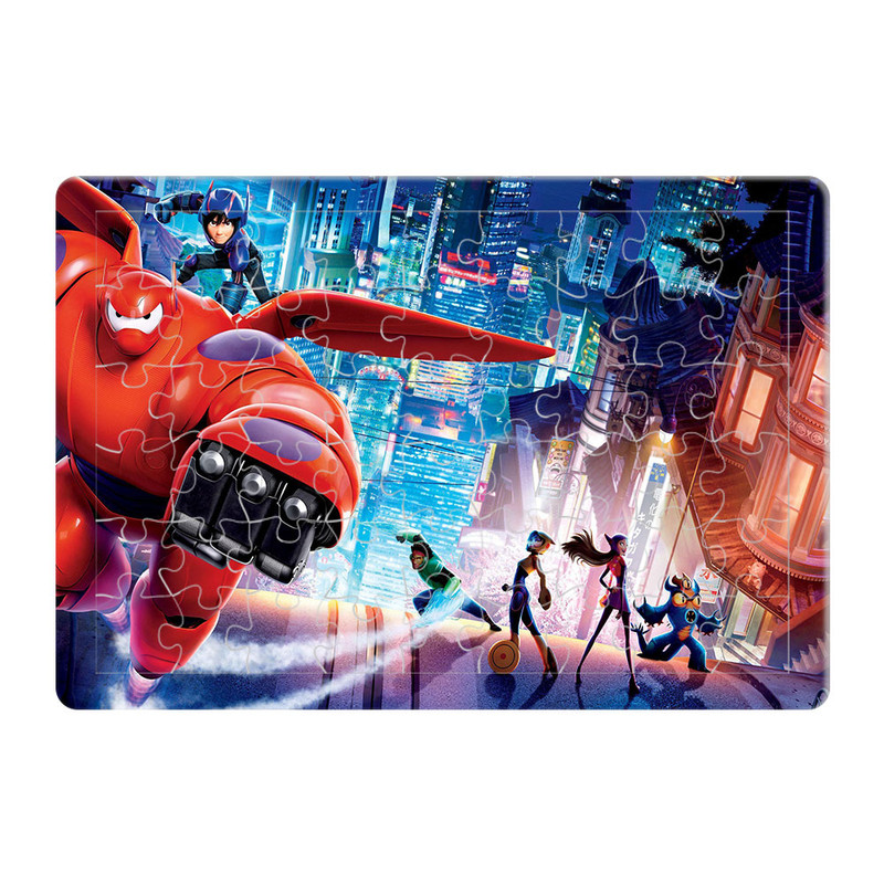 پازل 54 تکه طرح شش قهرمان یزرگ مد334 P