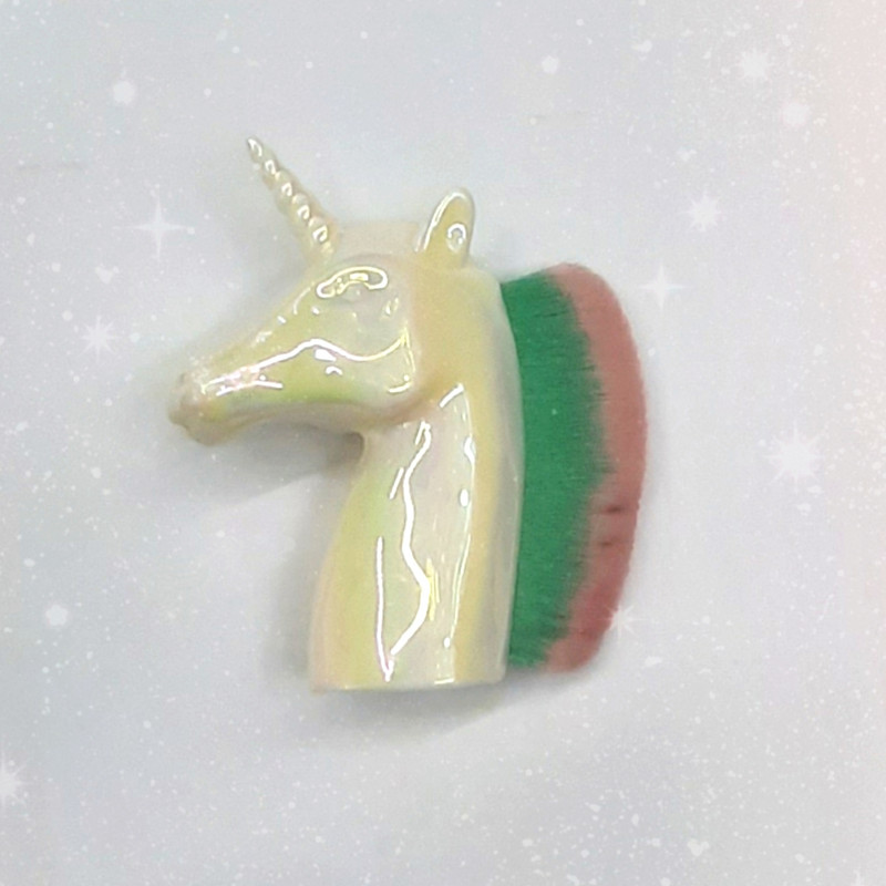 برس ناخن مدل یونیکورن کد Green01