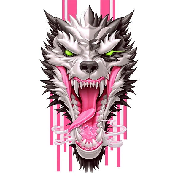 استیکر پارچه و لباس پاد آفرین طرح اژدها کد 3427