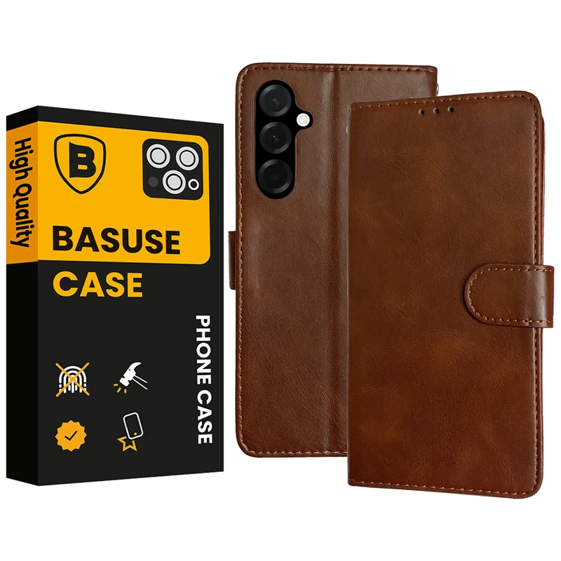 کیف کلاسوری باسئوس مدل Magneti کد M004 مناسب برای گوشی موبایل سامسونگ Galaxy A36