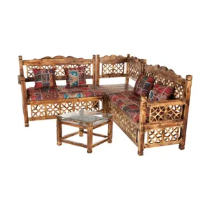 مبل راحتی  چهار نفره شاهان دکور مدل چوپر کد 032-1