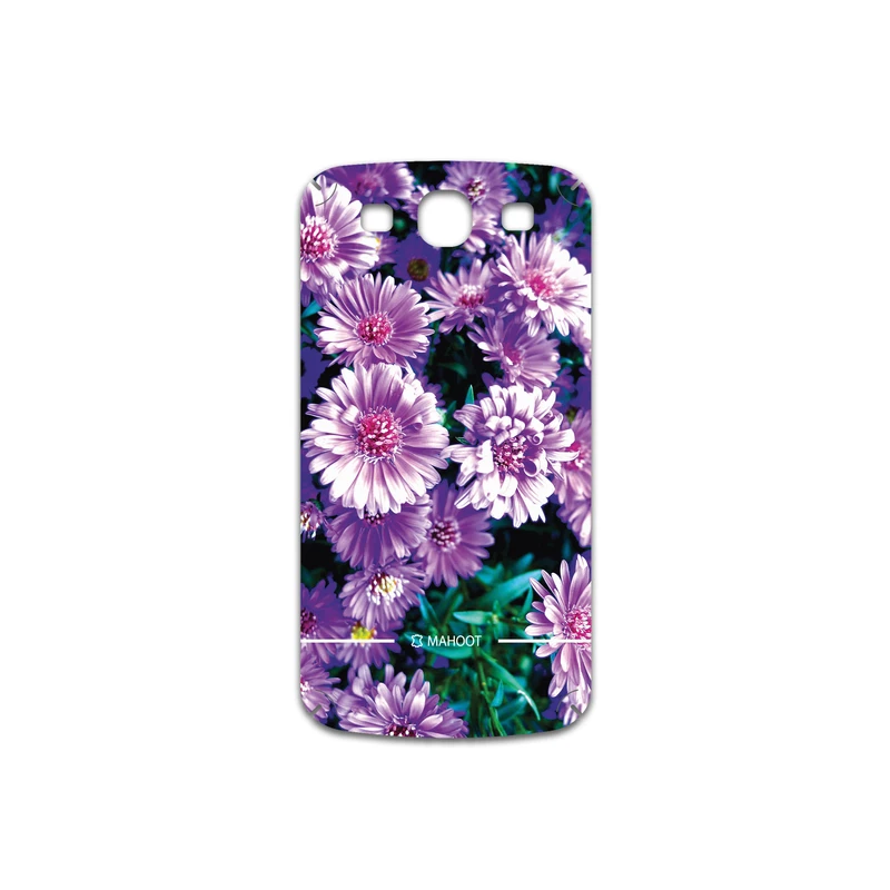 برچسب پوششی ماهوت مدل Purple-Flower مناسب برای گوشی موبایل سامسونگ Galaxy S3 Neo