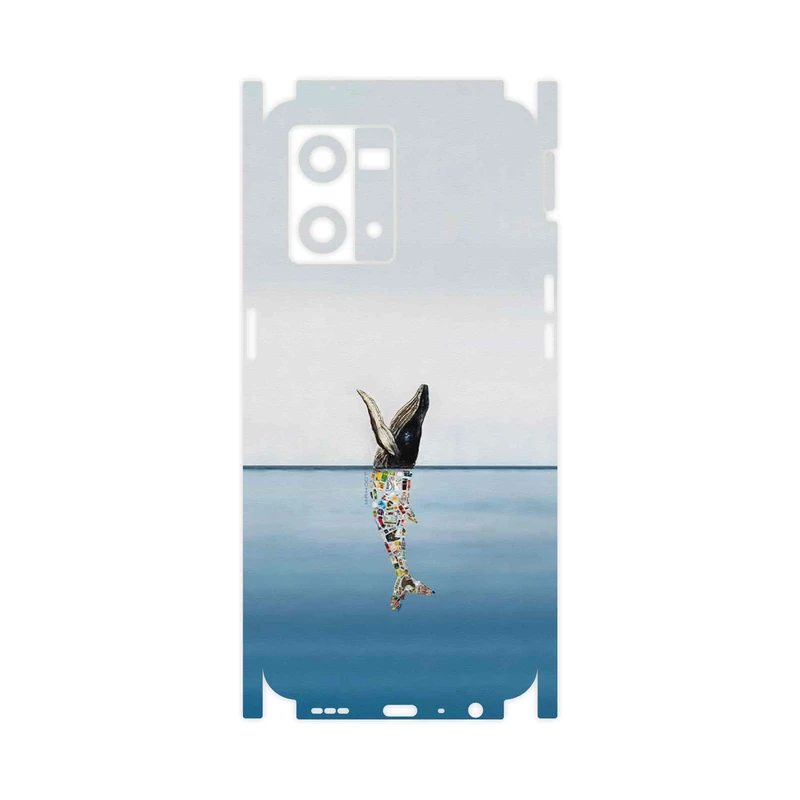برچسب پوششی ماهوت مدل Collage of Sea Trash-FullSkin مناسب برای گوشی موبایل اپو Reno 8 4G