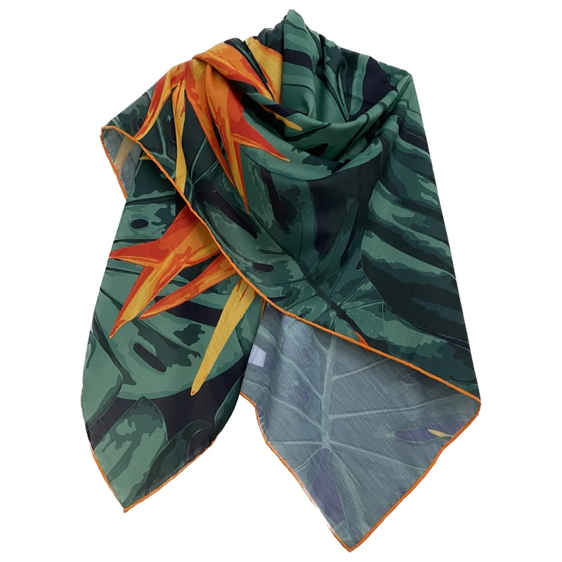 روسری زنانه مدل نخی چهارفصل قواره بزرگ کد 1482