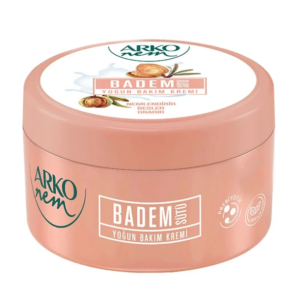 کرم نرم کننده صورت و بدن آرکو نم مدل شیر بادام مناسب برای انواع پوست حجم 250 میلی لیتر