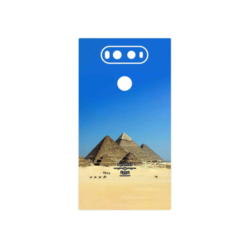 برچسب پوششی ماهوت مدل Pyramids of Egypt مناسب برای گوشی موبایل ال جی V20