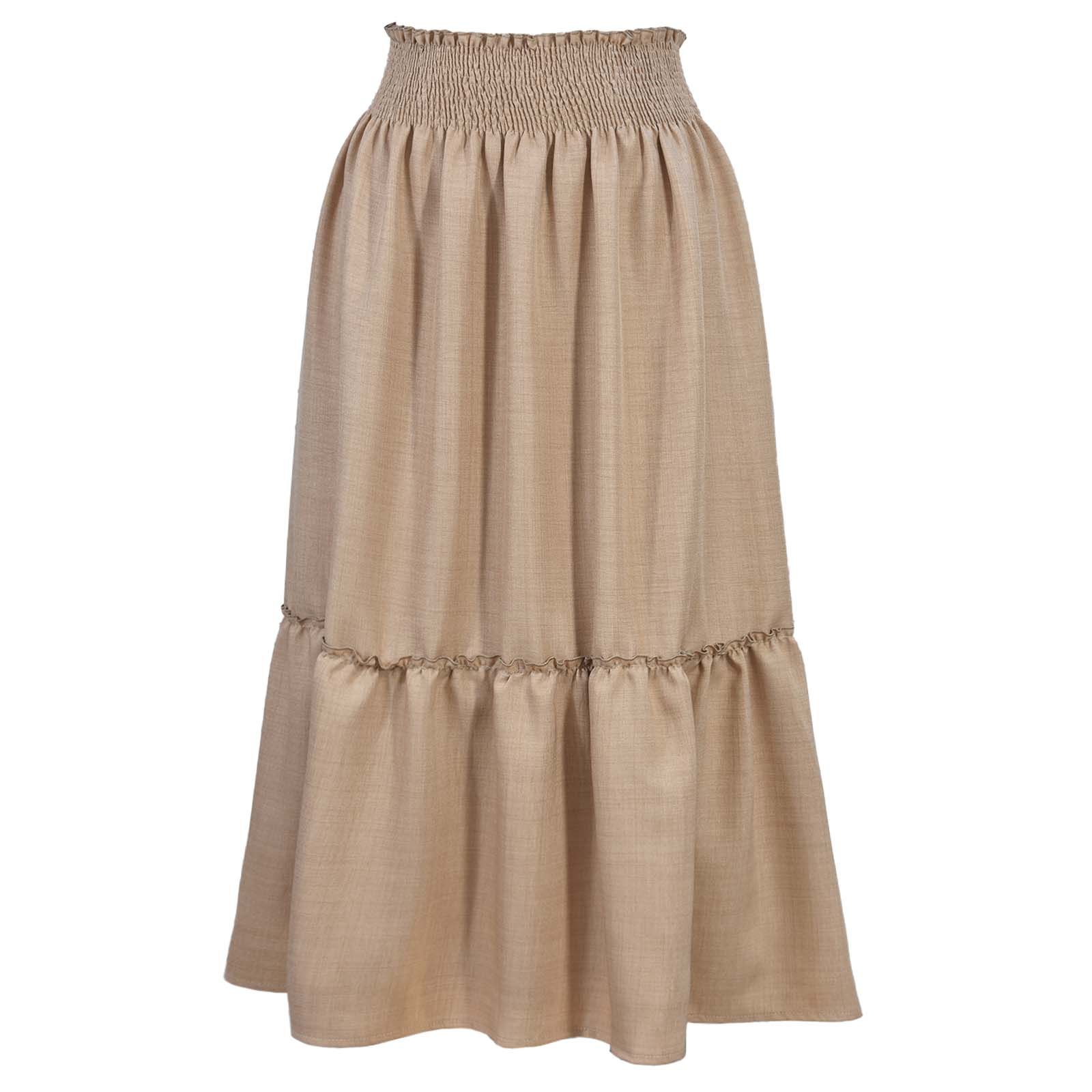 دامن چین‌دار زنانه دل آویز مدل H381 -  - 9