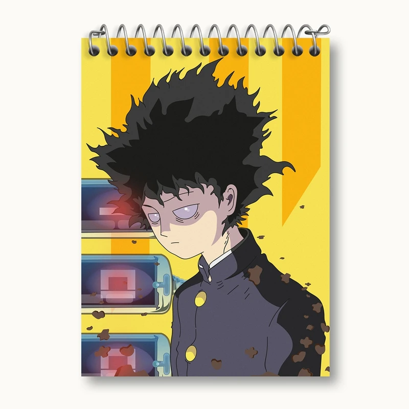 دفتر یادداشت 50 برگ خندالو مدل ریتسو انیمه موب سایکو Mob Psycho 100 کد 24485
