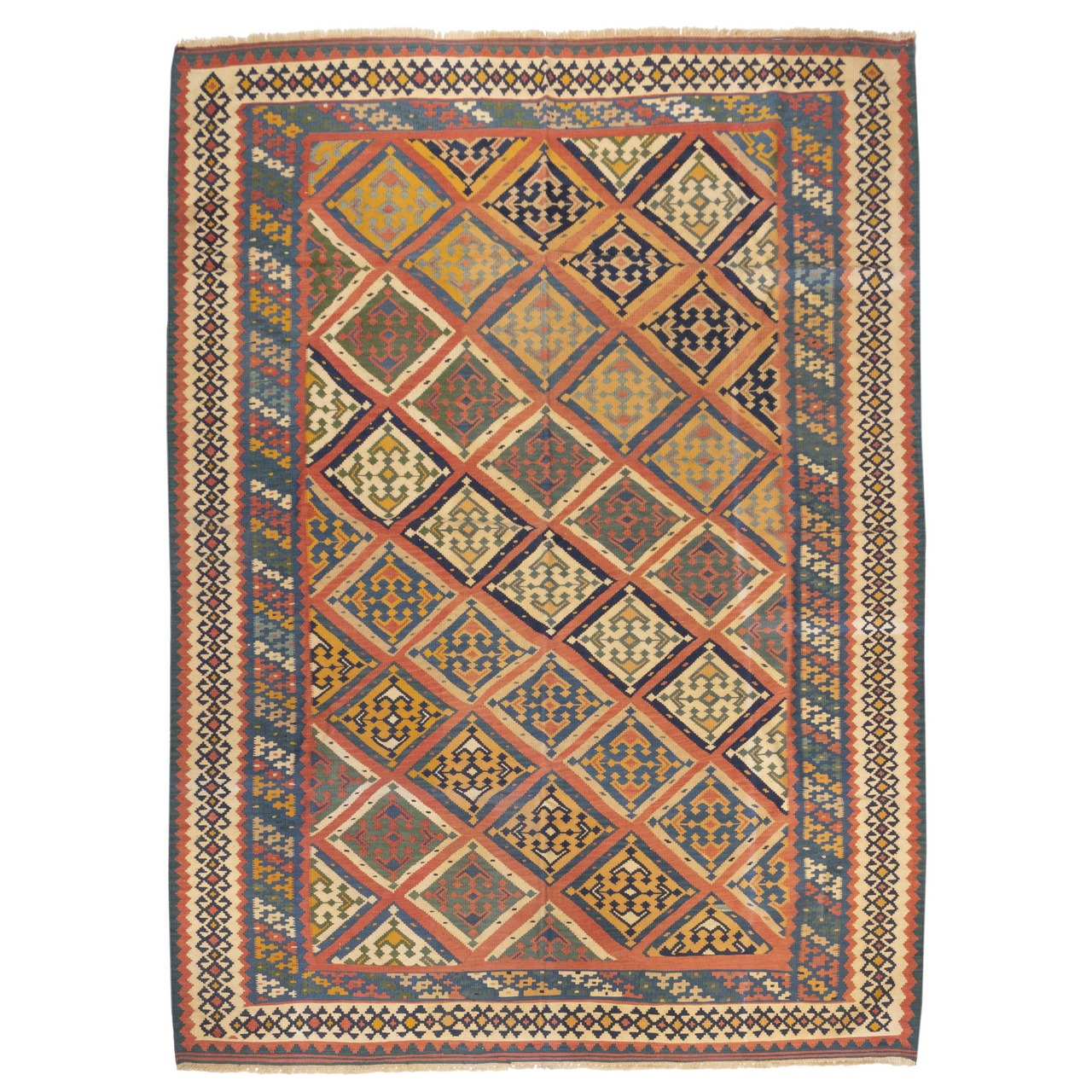 گلیم دستباف شش متری سی پرشیا کد 187382