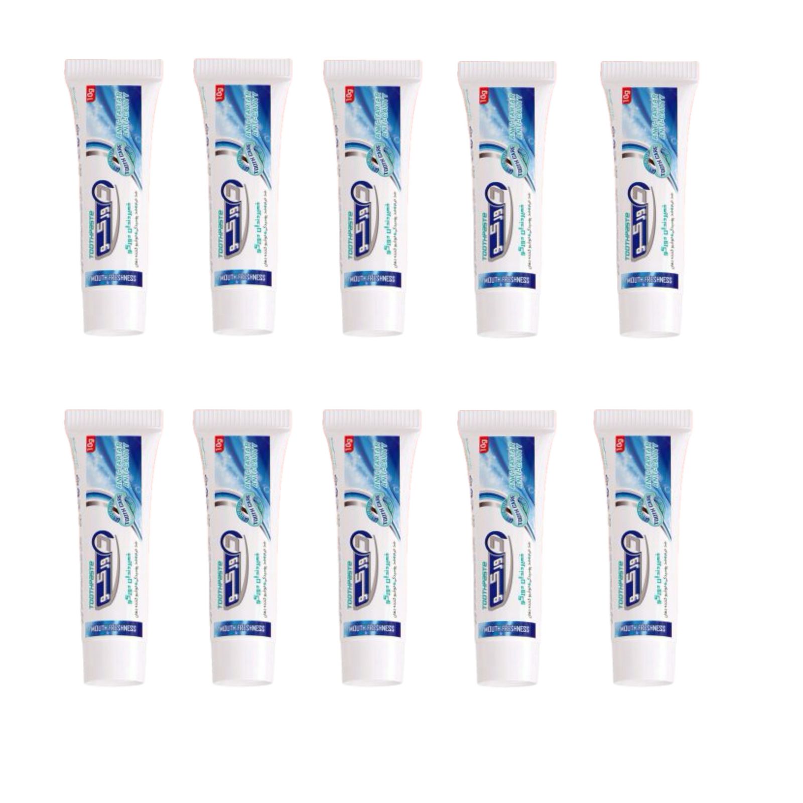 خمیر دندان دورکو مدل oral care تحت لیسانس حجم 10 میلی لیتر بسته 10 عددی -  - 1