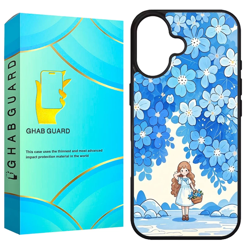 کاور قاب گارد طرح دخترانه مدل G16PL مناسب برای گوشی موبایل اپل iPhone 16 Plus