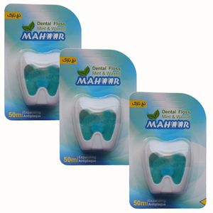 نقد و بررسی نخ دندان ماهور مدل نعنا مجموعه 3 عددی توسط خریداران
