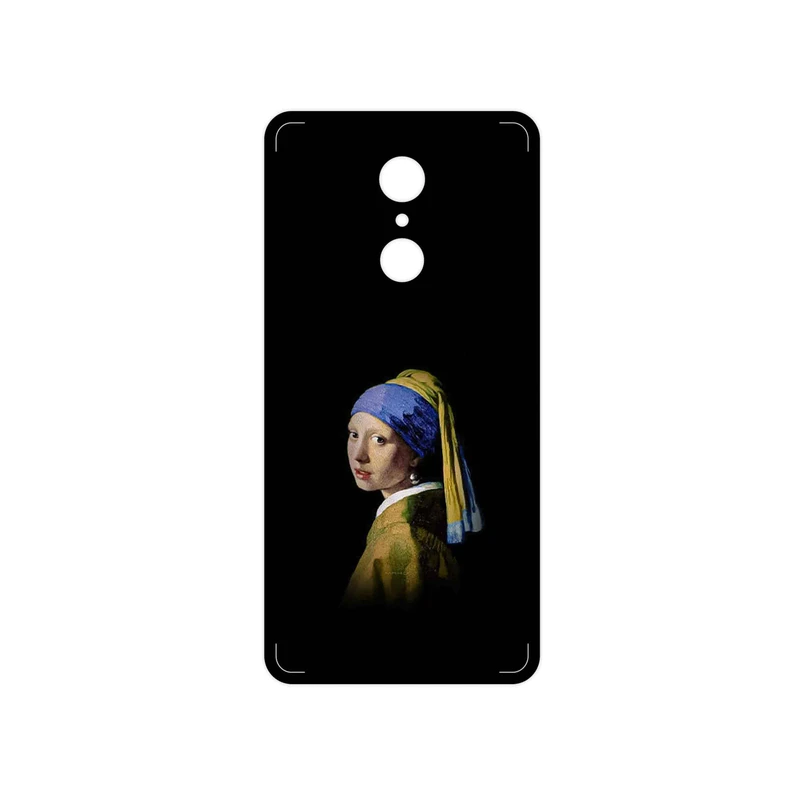 برچسب پوششی ماهوت مدل Girl with a Pearl Earring of Vermeer مناسب برای گوشی موبایل شیائومی REDMI 5