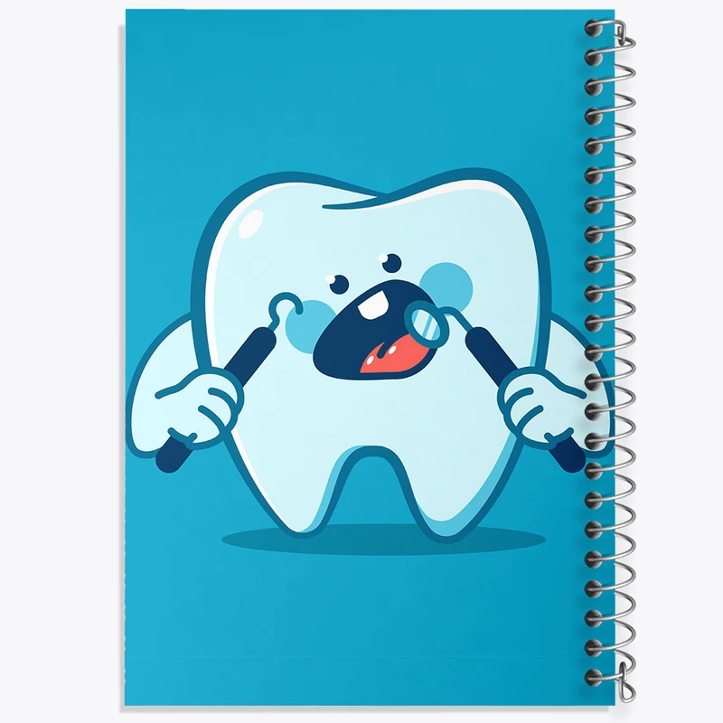 دفتر نت موسیقی 50 برگ خندالو مدل دندان و دندان پزشکی کودکانه کد 36764