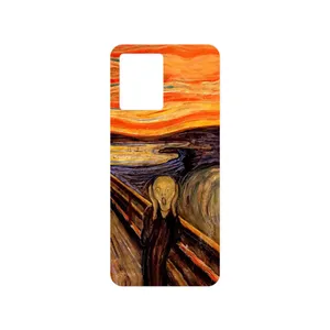 MAHOOT The Scream of Munch Cover Sticker for Oppo Reno 8 4G