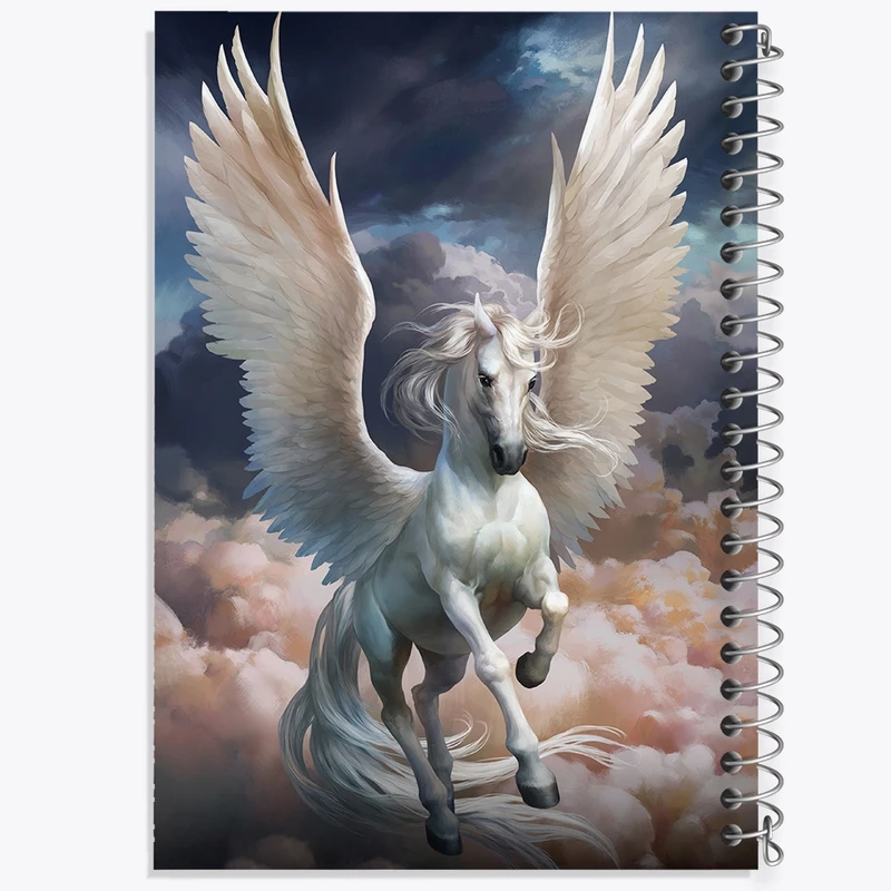 دفتر مشق 50 برگ خندالو طرح اسب کد F989