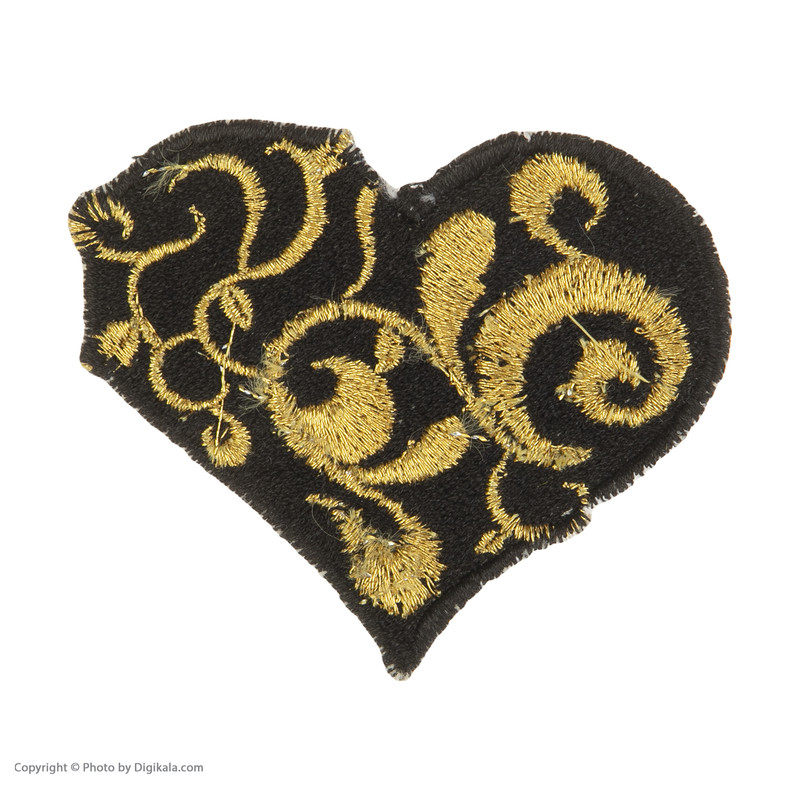 سنجاق سینه زنانه مزون هنری تیارا مدل قلب مجموعه 2 عددی