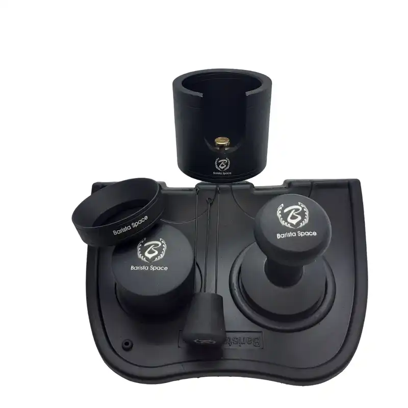 تمپر قهوه و نیدل و فانل و لولر و استند و مت مدل 53 بسته 6 عددی