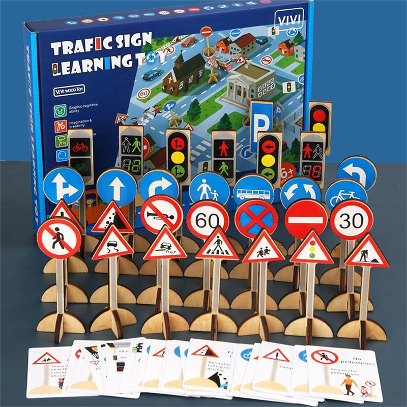 بازی آموزشی وی وی مدل Trafic Sign