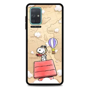 AKAM AMC-WSGA71-SNOOPY-24 Cover For Samsung Galaxy A71
