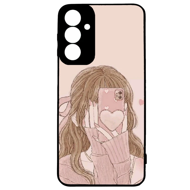 کاور قاب گارد گوشی طرح دخترانه کد 20 - TPU مناسب برای گوشی موبایل سامسونگ Galaxy s23 FE