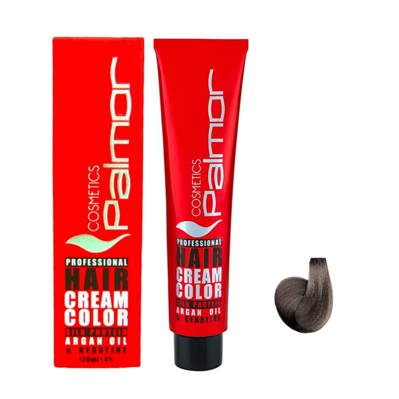 رنگ مو پالمور شماره 7.2 حجم 120 میلی لیتر رنگ بلوند دودی متوسط