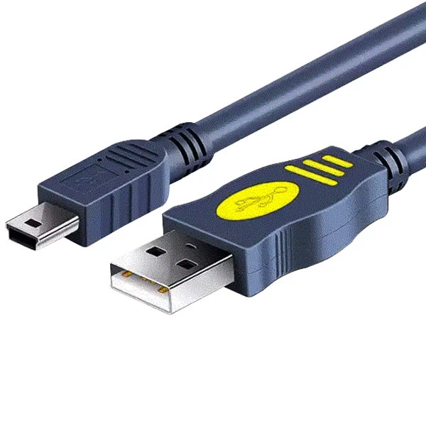 کابل تبدیل USB به MiniUSB جی اچ مدل 5P طول 1.5 متر