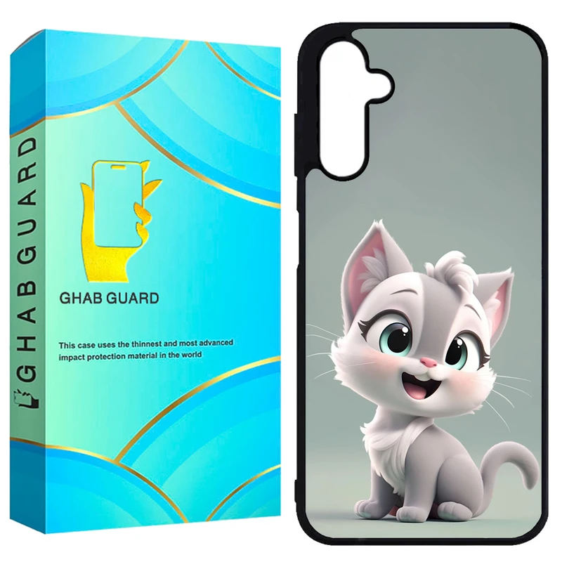 کاور قاب گارد طرح گربه مدل GCHPA25 مناسب برای گوشی موبایل سامسونگ Galaxy A25