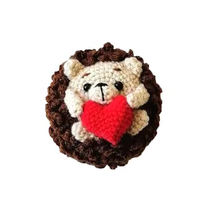 عروسک بافتنی مدل جوجه تیغی