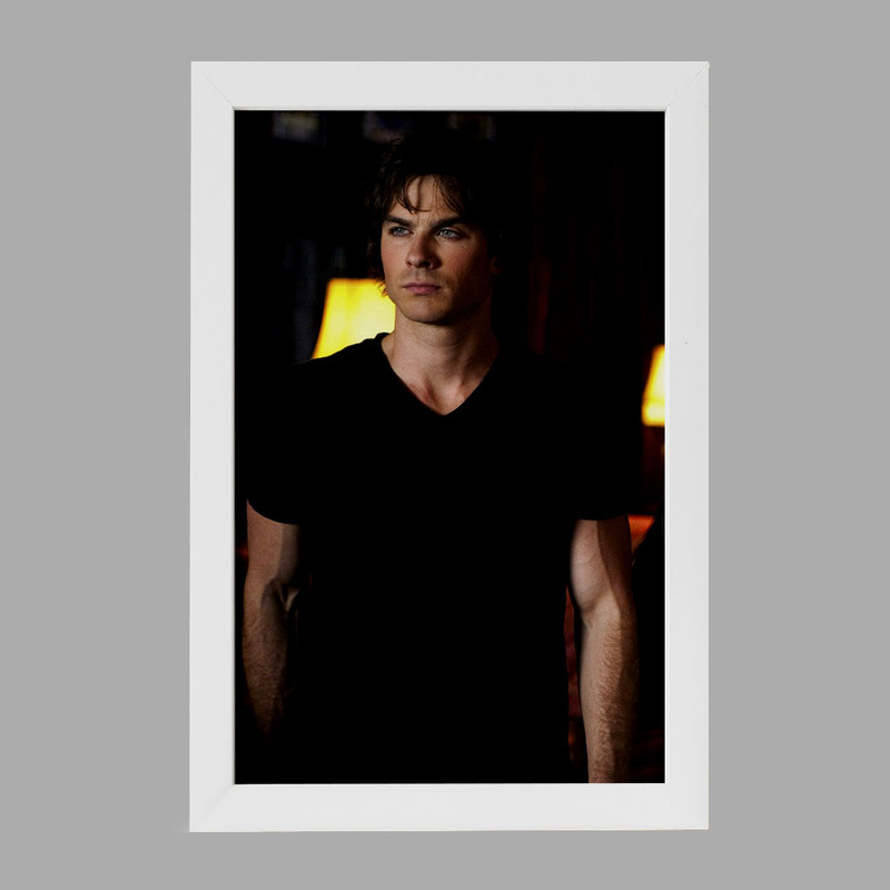 تابلو خندالو مدل دیمون سالواتوره خاطرات یک خون آشام The Vampire Diaries کد 23693
