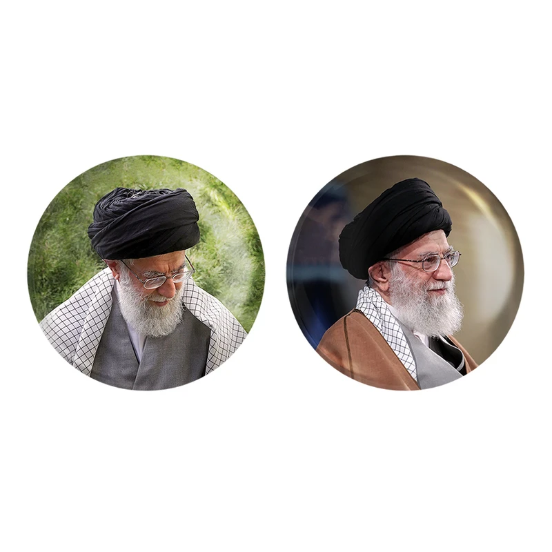 مگنت خندالو طرح تصویر رهبر کد 1262212619 مجموعه 2 عددی