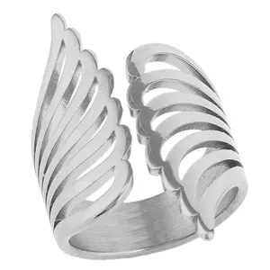 انگشتر زنانه طرح بال کد S106