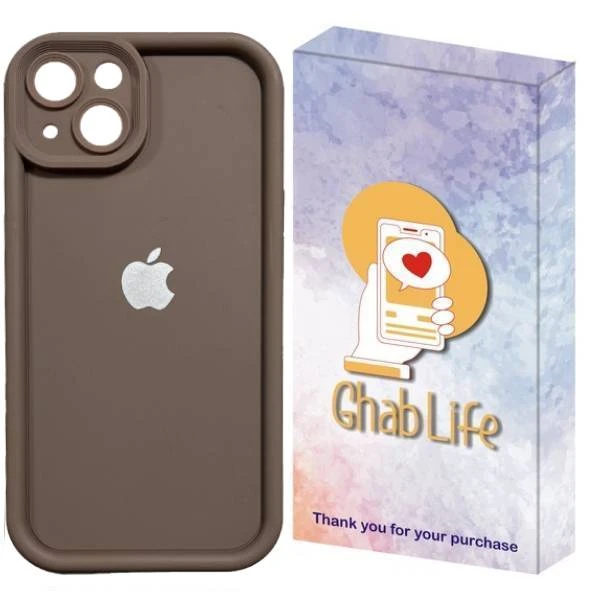 کاور قاب لایف مدل سیلیکونی سولید مناسب برای گوشی موبایل اپل iPhone 15
