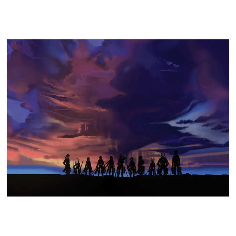 پوستر طرح حمله به تایتان کد Attack On Titan-729