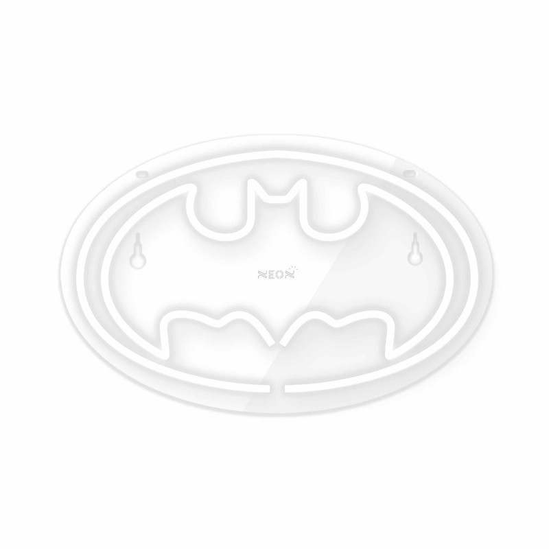 چراغ دیواری نئون دیزاین طرح Batman_WHT