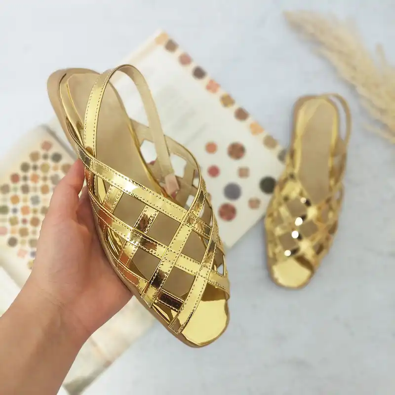 صندل زنانه مدل بهار کد BAH-GOL