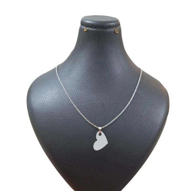 گردنبند زنانه هایکا مدل قلب کد n.ha 81