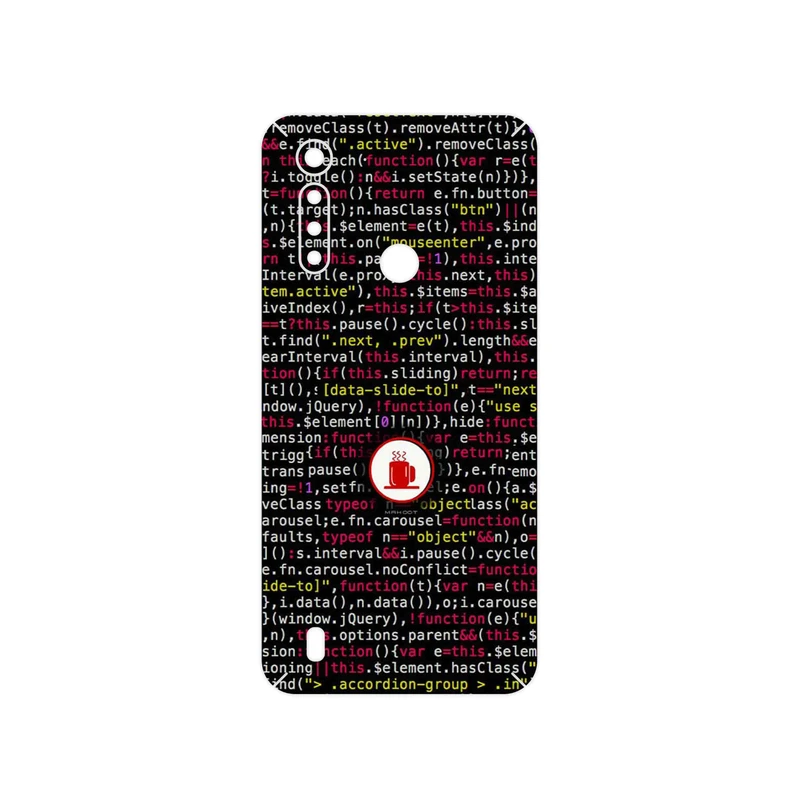 برچسب پوششی ماهوت مدل Programming 1 مناسب برای گوشی موبایل موتورولا Moto G8 Power Lite