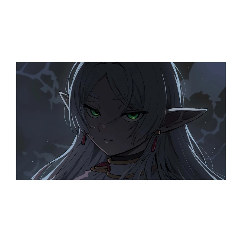 استیکر لپ تاپ و موبایل مدل انیمه طرح فریرن: فراتر از پایان سفر Frieren Beyond Journey's End کد 4254